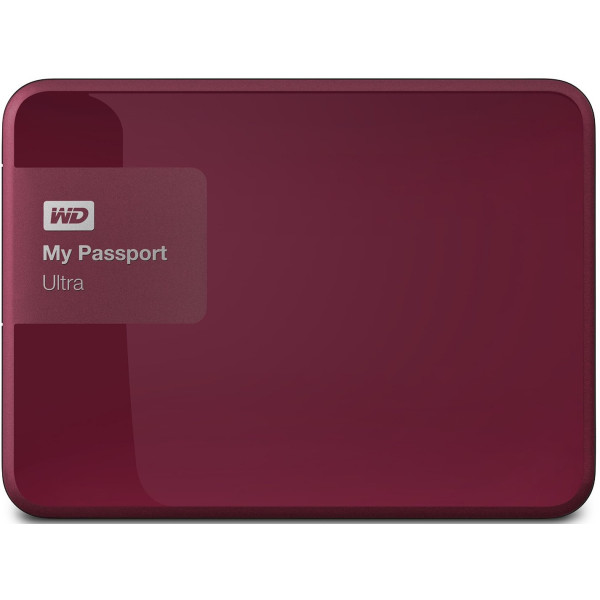 НЖМД WD 2.5 USB 3.0 1TB My Passport Ultra Wild Berry